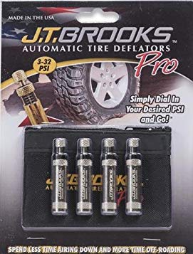 J.T. Brooks 1001 Pro Automatic Tire Deflators 4-pack