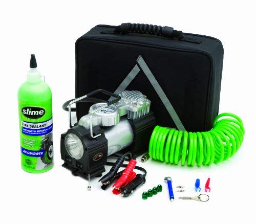 Slime 50063 Truck Spair Heavy Duty 12-Volt Inflator & Tire Repair Kit