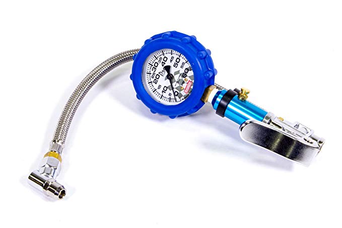 Quickcar Racing Products 56-260 Blue Tire Inflator (0-60psi)