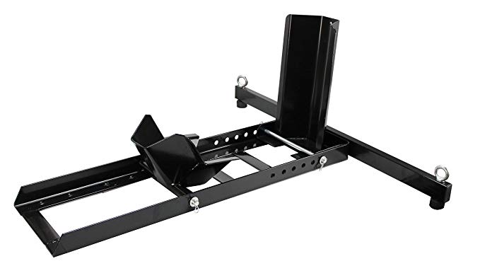 Extreme Max 5001.5757 Adjustable Motorcycle Stand/Wheel Chock - 1,800 lbs.