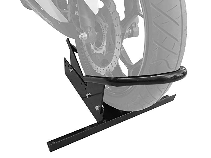 MaxxHaul 80077 Standard Motorcycle Wheel Chock with Pivoting Cradle